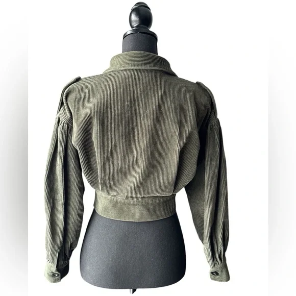 Cider Olive Corduroy Jacket - Picture 2 of 7
